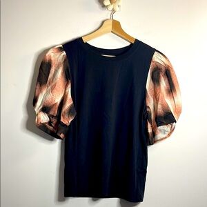 Dkny Black Blouse Elegant and Versatile